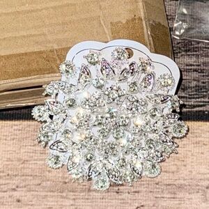 Sparkling Rhinestone Brooch- NEW
